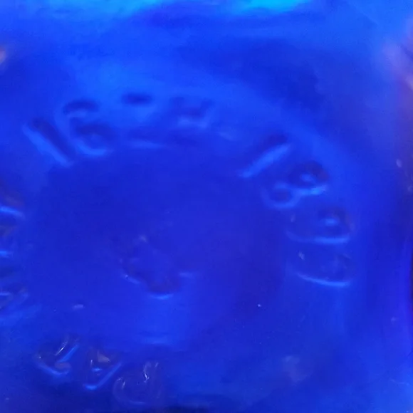 Vintage 1899, Blue Cobalt Glass - John Wyeth & Bro Bottle Pharmacy Bottle - Picture 6 of 10